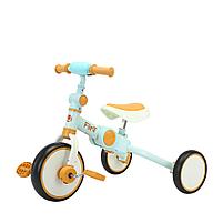 Детский трехколесный Беговел+велосипед Bubago Flint Песочный-голубой BG-F-109-5, фото 10