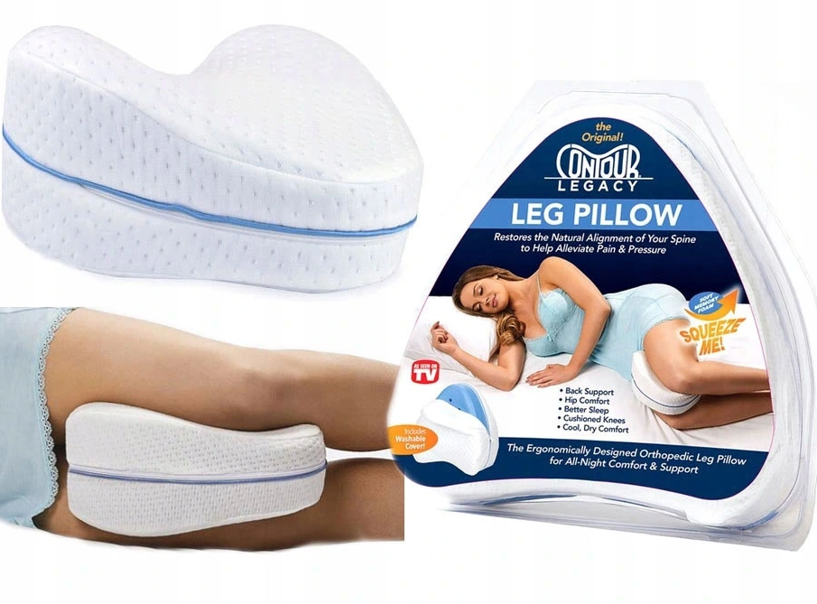 Анатомическая пенная подушка для ног и коленей с эффектом памяти Conour Leg Pillow / ортопедическая подушка - фото 1 - id-p146670207