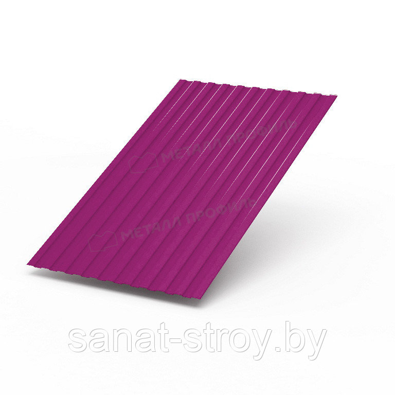 Профилированный лист С-8x1150-A (ПЭ-01-1014-0,45) RAL 4006 Фиолетовый насыщенный