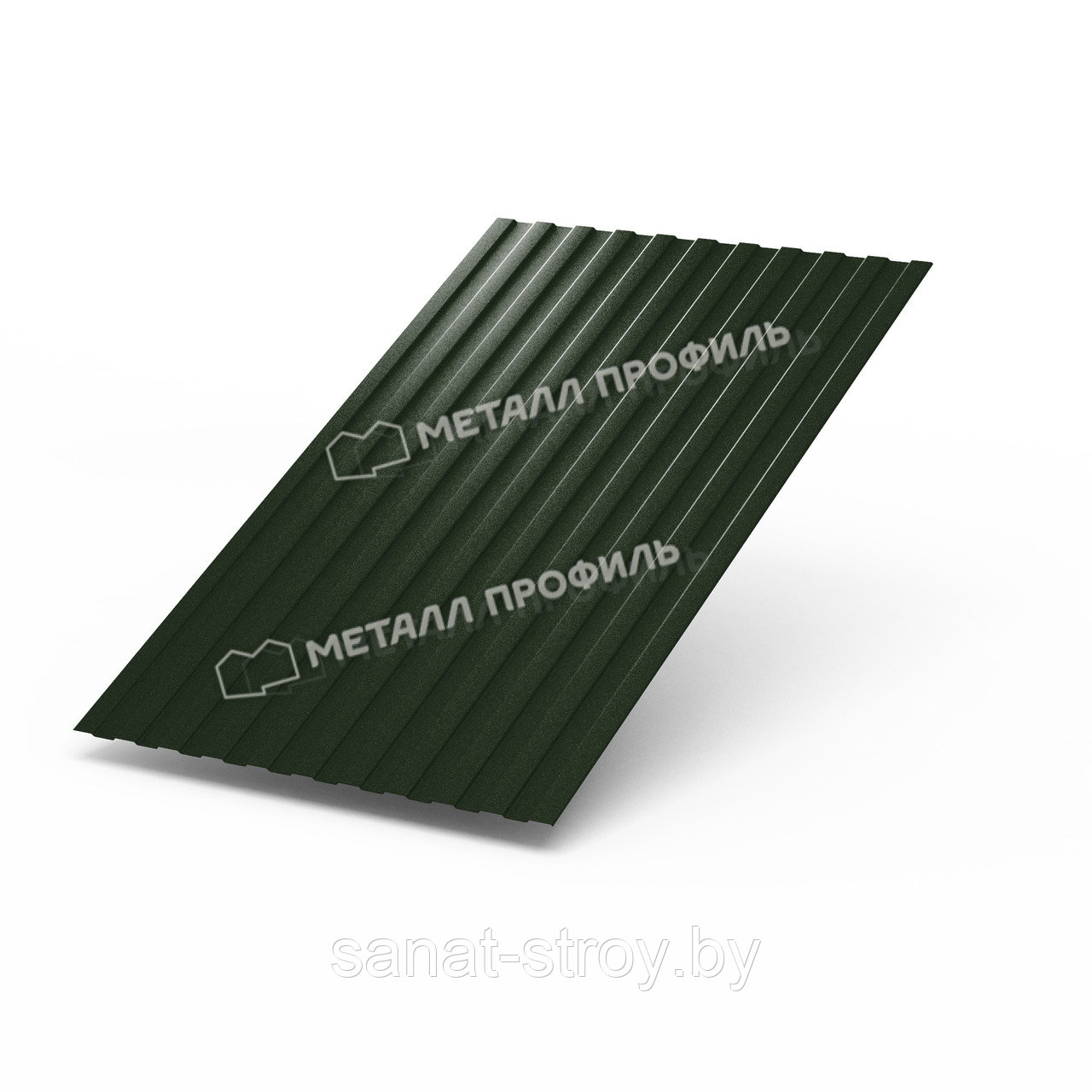 Профилированный лист С-8х1150-A (VikingMP-01-6007-0,45) RAL 6007 Бутылочно-зеленый