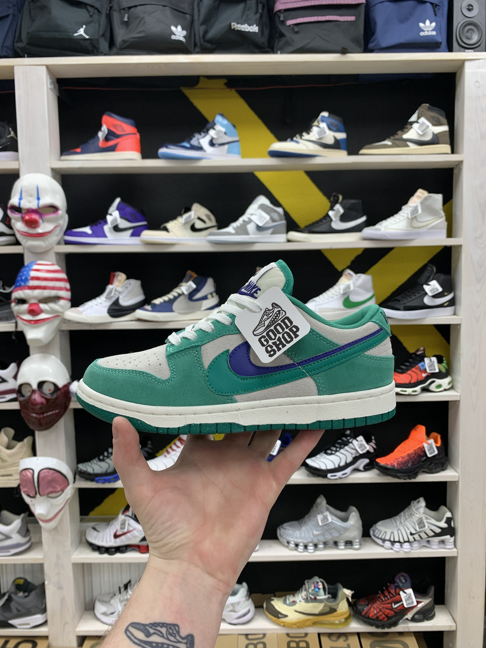 Кроссовки Nike SB Dunk Low SE "85" Green Grey