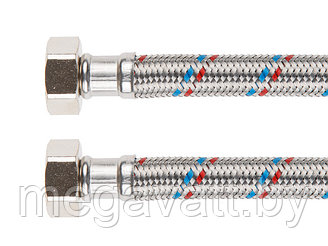 Подводка гибкая, SUS, гайка 3/4" - гайка 3/4" 100см AV Engineering