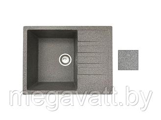 Мойка кухонная из искусственного камня BEST серый 640х500 мм, AV Engineering