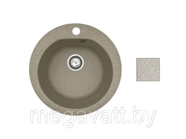 Мойка кухонная из искусственного камня GOLD гранит 505х505 мм, AV Engineering - фото 1 - id-p203386212