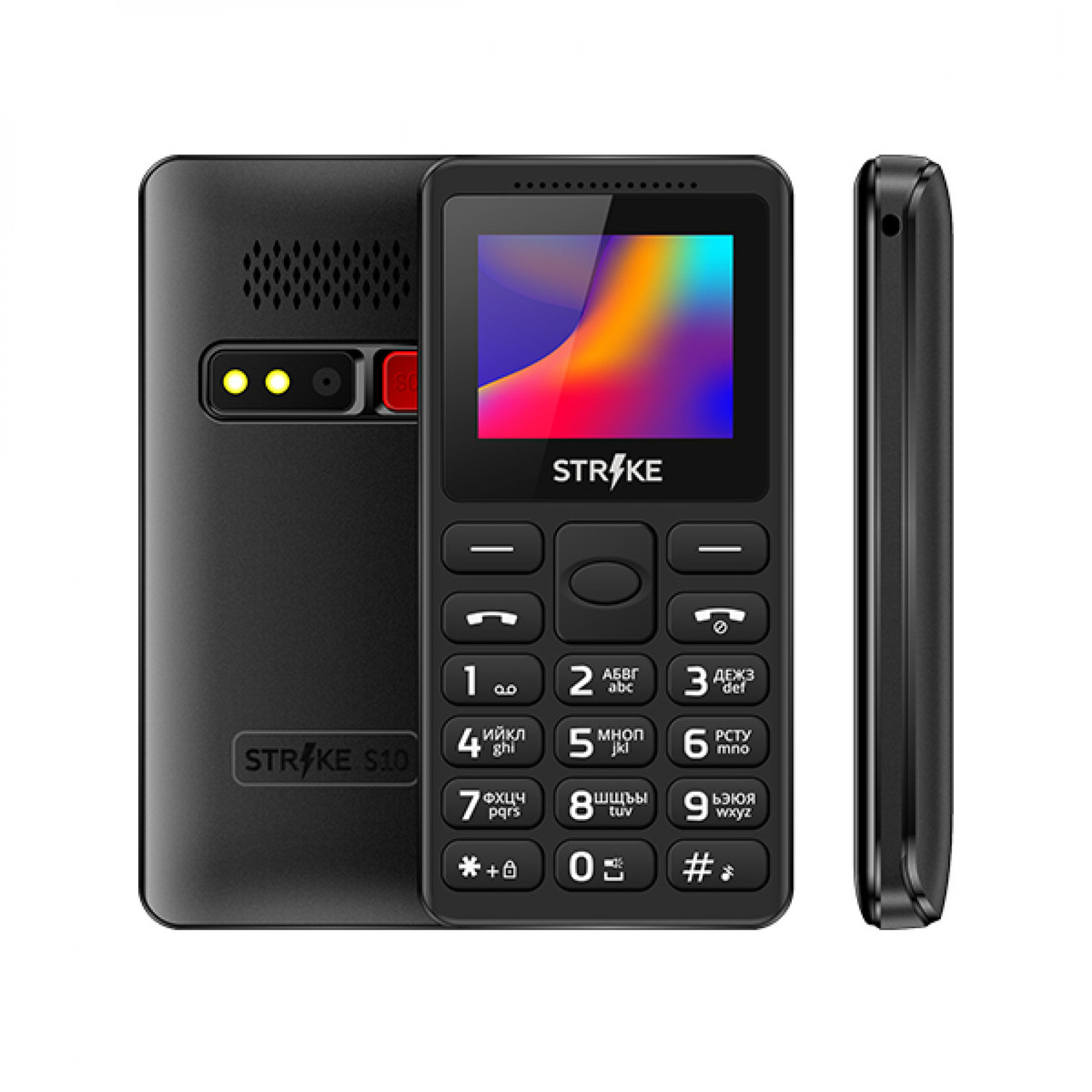 Мобильный телефон Strike S10 (черный) - фото 1 - id-p203390008