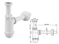 Сифон для умывальника O32 c накидной гайкой 5/4, Alcaplast