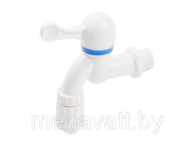 Кран пластиковый водоразборный (для шланга) 1/2" (5 к.с.) AV Engineering (Кран садовый пластиковый)
