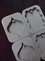 Рамки декоративные, 4 ячейки, форма силиконовая для саше
