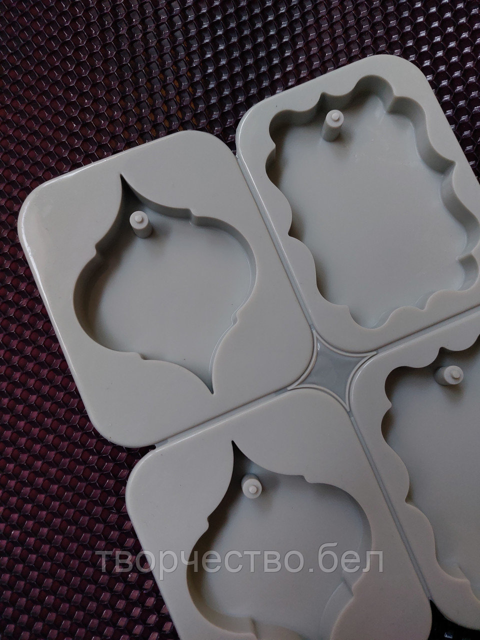 Рамки декоративные, 4 ячейки, форма силиконовая для саше - фото 1 - id-p203390359