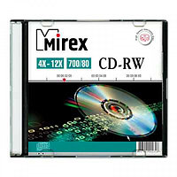 Диск CD-RW Mirex 700 Мб 4-12x Slim case UL121002A8S