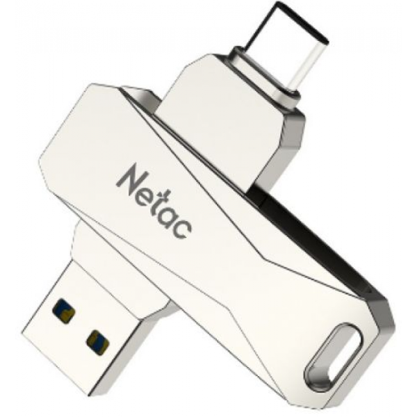 Флеш-накопитель 64GB USB 3.0+TypeC Netac U782С - фото 1 - id-p203390279