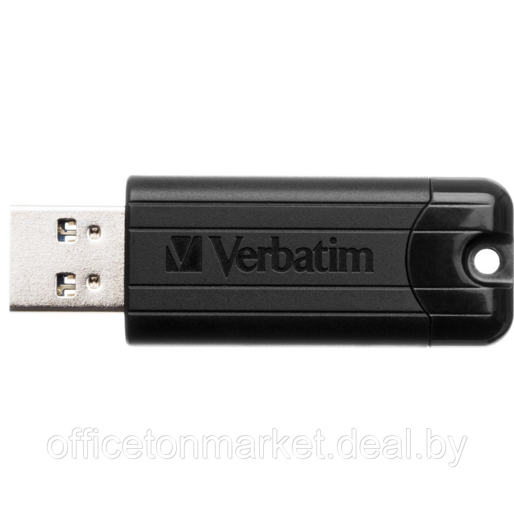 Карта памяти USB Flash 3.2 256 Gb "PinStripe Store 'n' Go", пластик, черный - фото 1 - id-p200706672