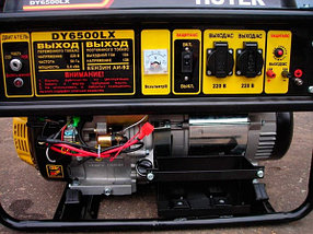 Бензиновый генератор Huter DY6500LX, фото 3