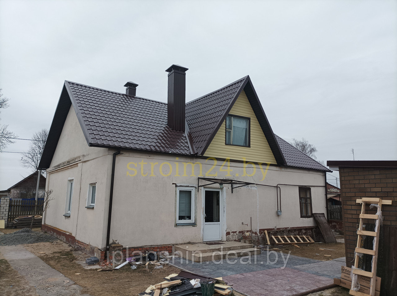Реконструкция крыши частного дома - фото 1 - id-p203405118