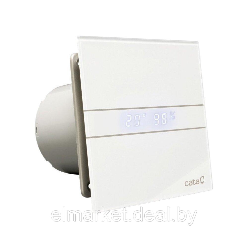 Вытяжной вентилятор Cata E-100 GTH BK белый - фото 1 - id-p203391639