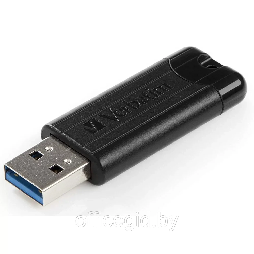 USB-накопитель "PinStripe Store 'n' Go", 128 гб, usb 3.0, черный - фото 2 - id-p203423522