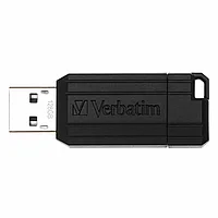 Карта памяти USB Flash "PinStripe", 128 гб, usb 2.0, черный