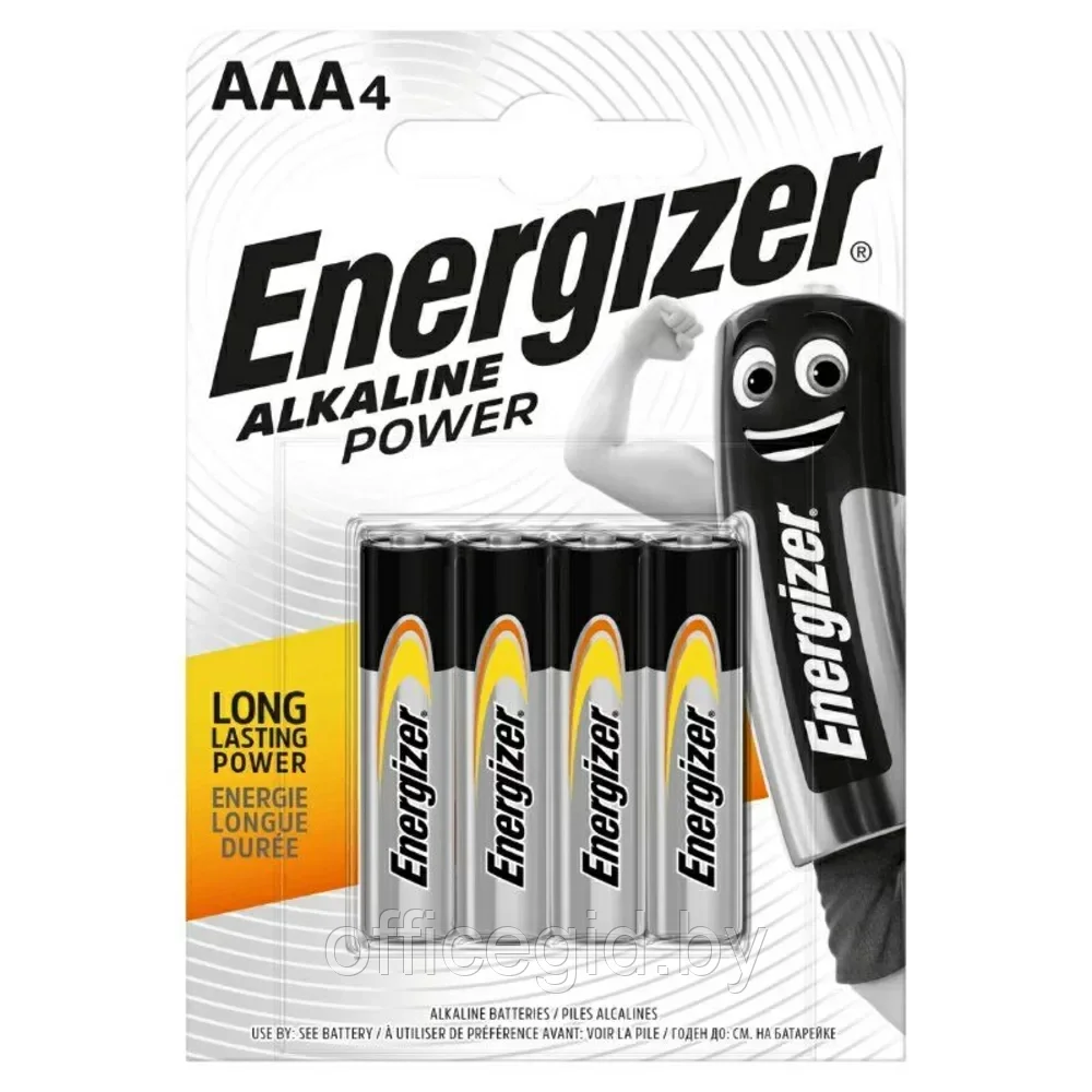 Батарейки алкалиновые Energizer "Intelligent AAA/LR03", 4 шт, щелочные - фото 1 - id-p203423553