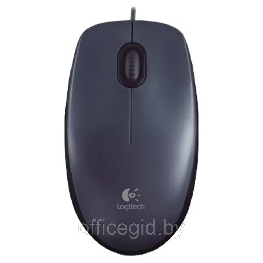 Мышь Logitech "Mouse M90", проводная, 1000 dpi, 3 кнопки, черный - фото 1 - id-p203423566