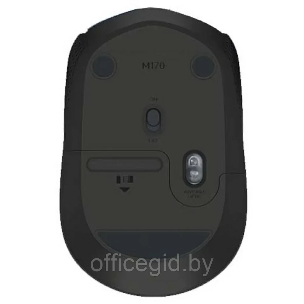 Мышь Logitech "Mouse M171", беспроводная, 1000 dpi, 3 кнопки, серый - фото 2 - id-p203423569