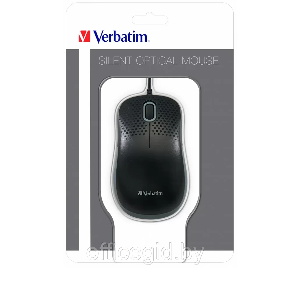 Мышь Verbatim 49024, проводная, 1000 dpi, 3 кнопки, черный - фото 5 - id-p203423571