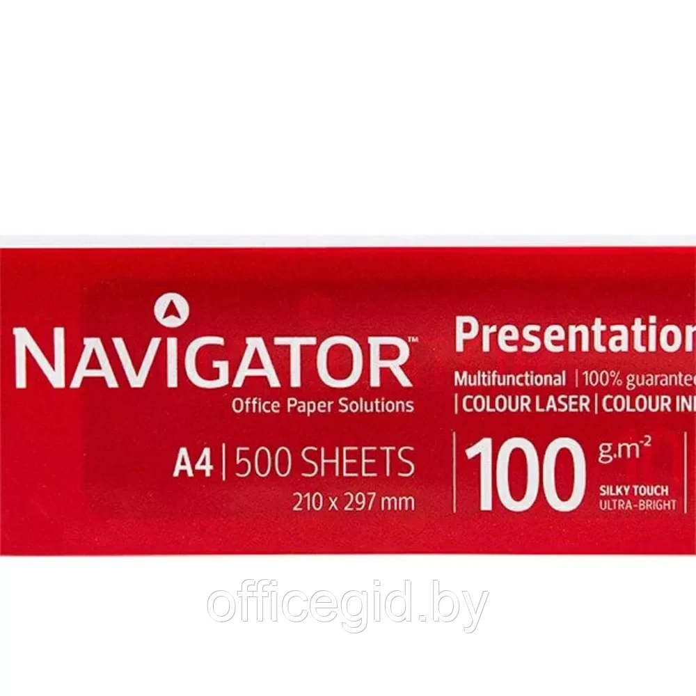 Бумага "Navigator Presentation", A4, 500 листов, 100 г/м2 - фото 2 - id-p203423591