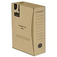 Коробка архивная "Q-Connect", 100x339x298 мм, коричневый