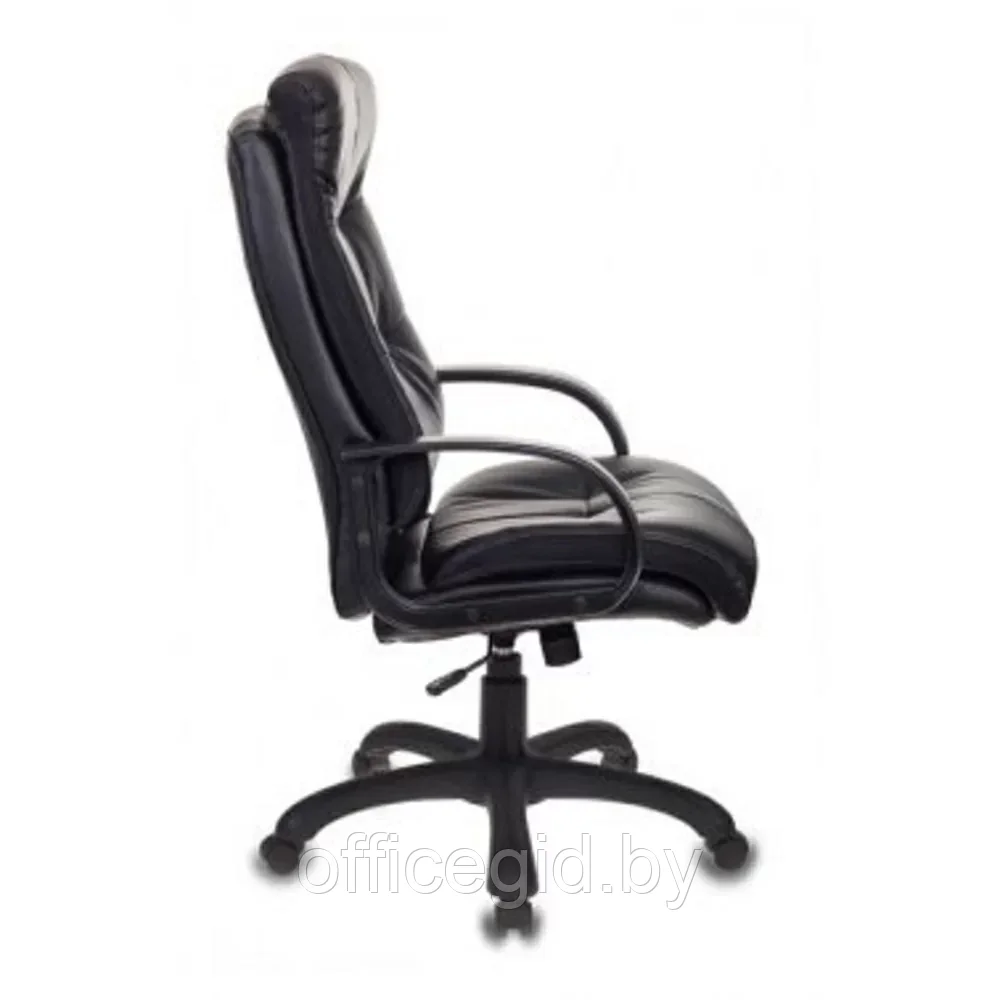 Кресло для руководителя "Бюрократ CH-824B", кожзам, пластик, черный - фото 3 - id-p203426026