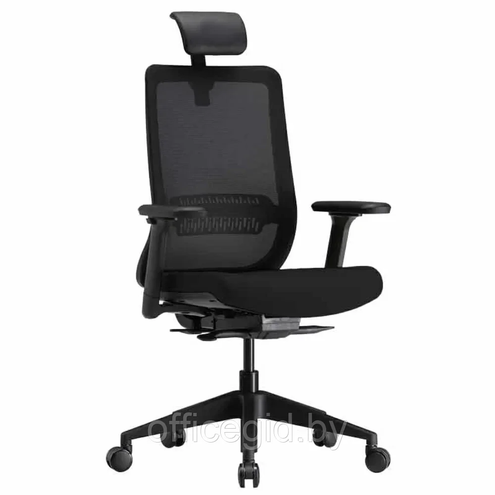 Кресло для руководителя "Modern", пластик, ткань, черный - фото 1 - id-p203426027