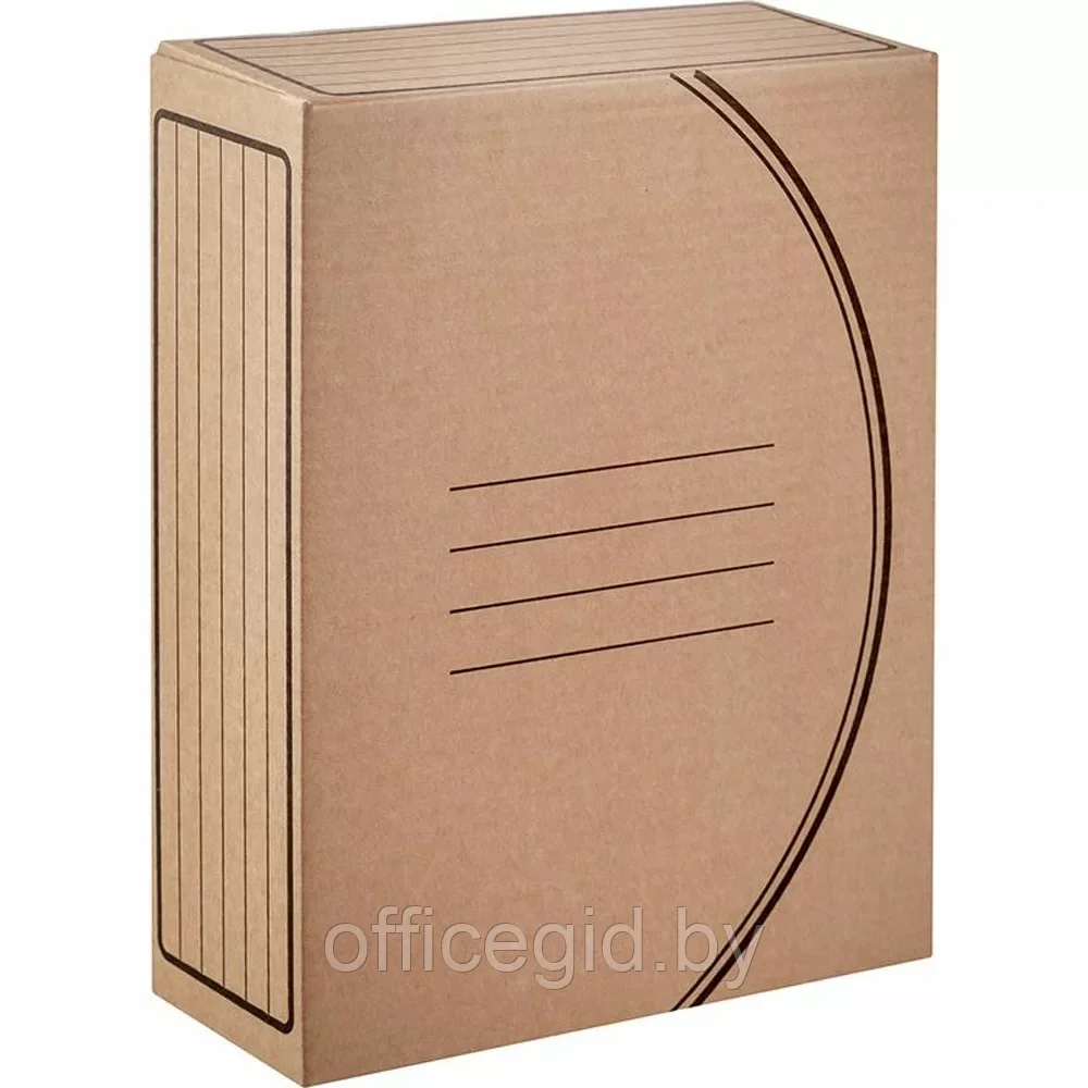 Коробка архивная "Attache Economy", 320x100x240 мм, бурый - фото 2 - id-p203424120