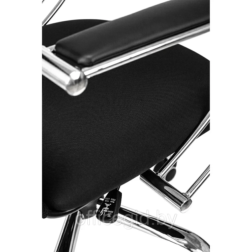 Кресло руководителя "Бюрократ CH-607SL TW-01 Neo Black", сетка, ткань, металл, черный - фото 10 - id-p203426036