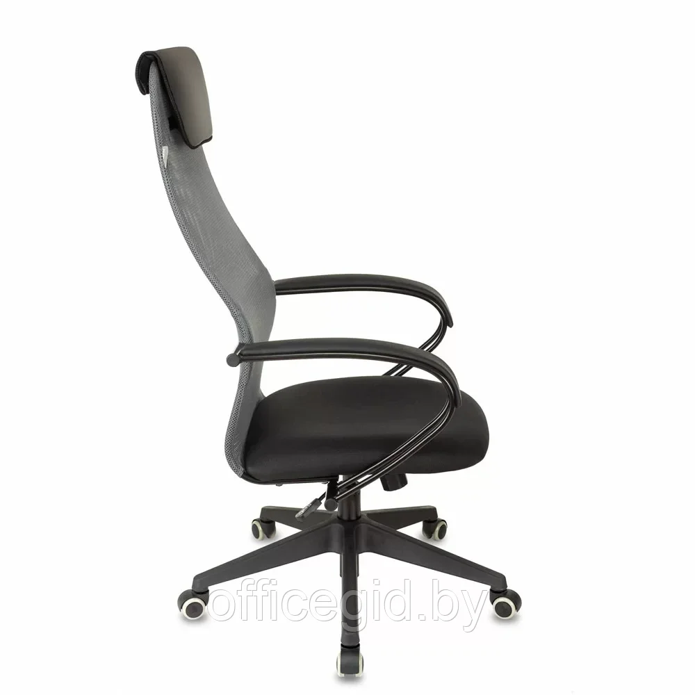 Кресло для руководителя Бюрократ "CH-607 TW-04", Neo Black, сетка, ткань, темно-серый - фото 5 - id-p203426042
