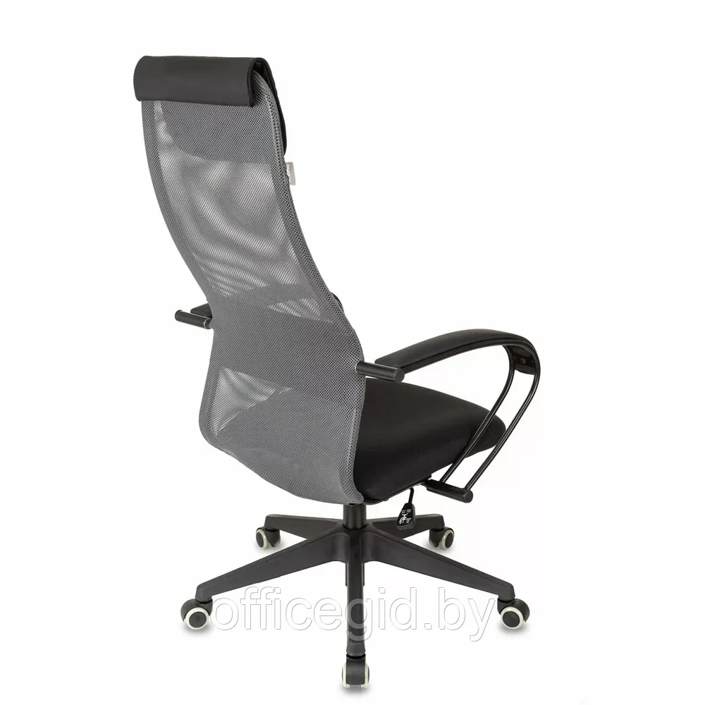 Кресло для руководителя Бюрократ "CH-607 TW-04", Neo Black, сетка, ткань, темно-серый - фото 6 - id-p203426042