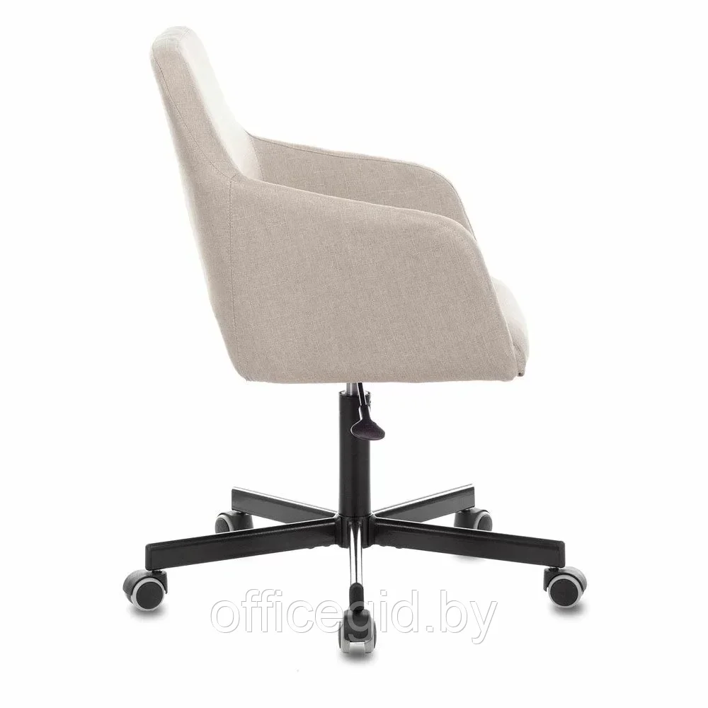 Кресло для персонала Бюрократ "CH-380M", металл, ткань, миндальный капучино - фото 3 - id-p203426048
