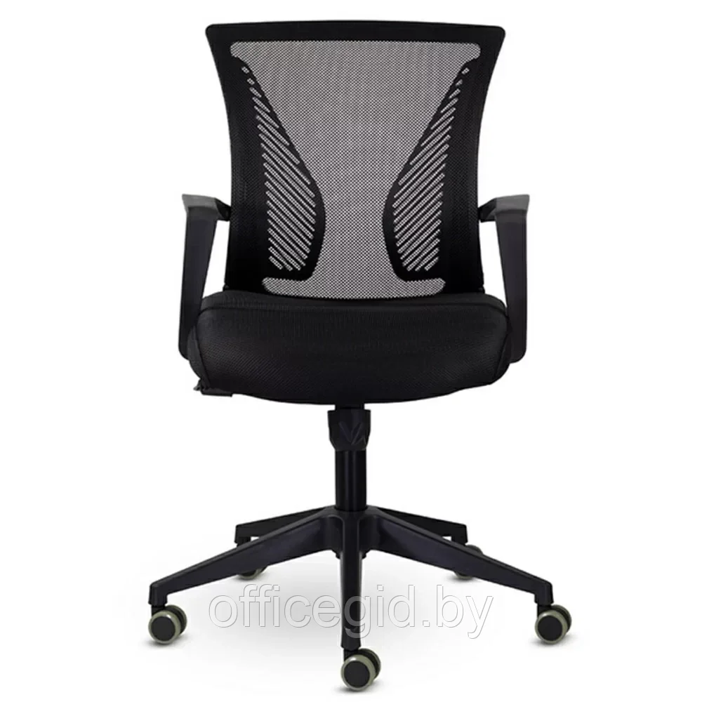 Кресло для персонала Энжел СН-800 "СР TW-01/Е11-К", ткань, сетка, пластик, черный - фото 2 - id-p203426051