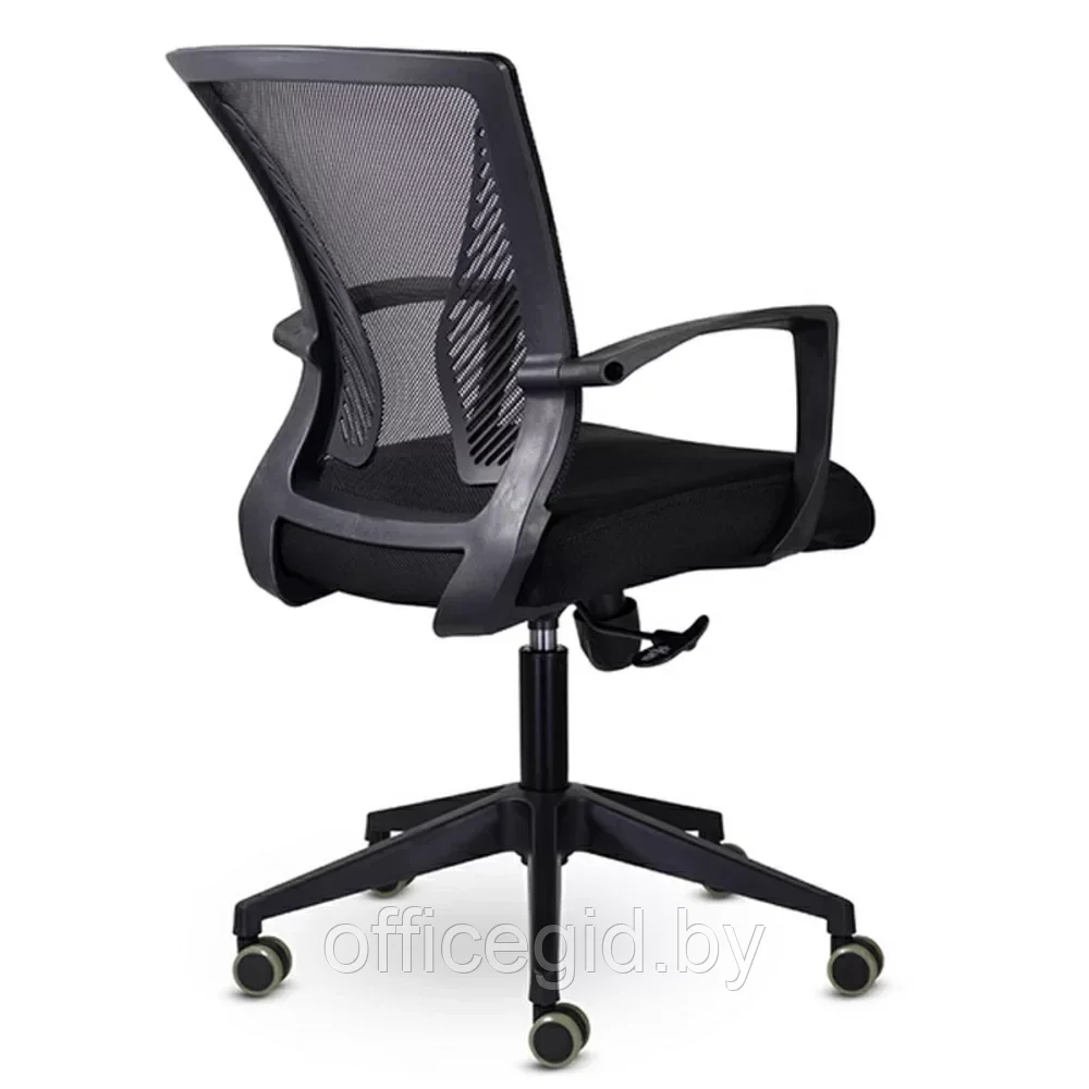 Кресло для персонала Энжел СН-800 "СР TW-01/Е11-К", ткань, сетка, пластик, черный - фото 3 - id-p203426051