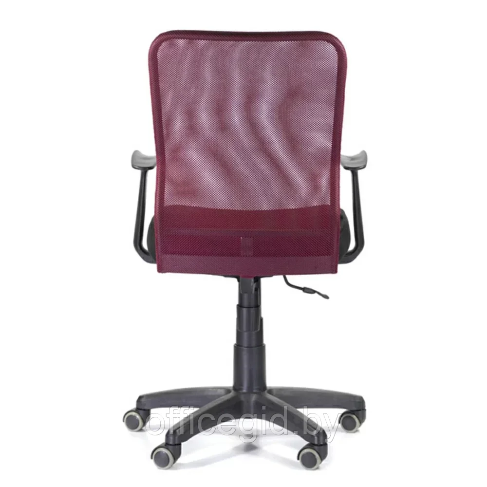 Кресло для персонала CH-320 Энтер "Т-01 CP E13-К/E11-К", ткань, пластик, бордовый, черный - фото 5 - id-p203426052