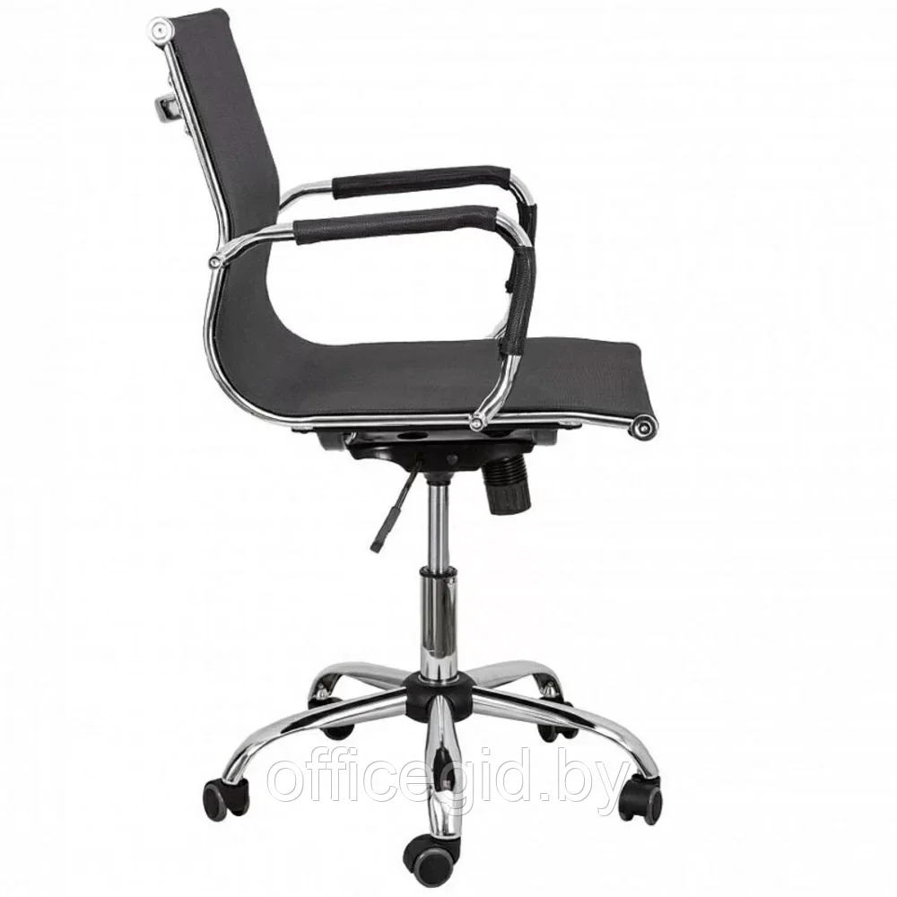 Кресло для персонала "Adel New", сетка, хром, черный - фото 4 - id-p203426053