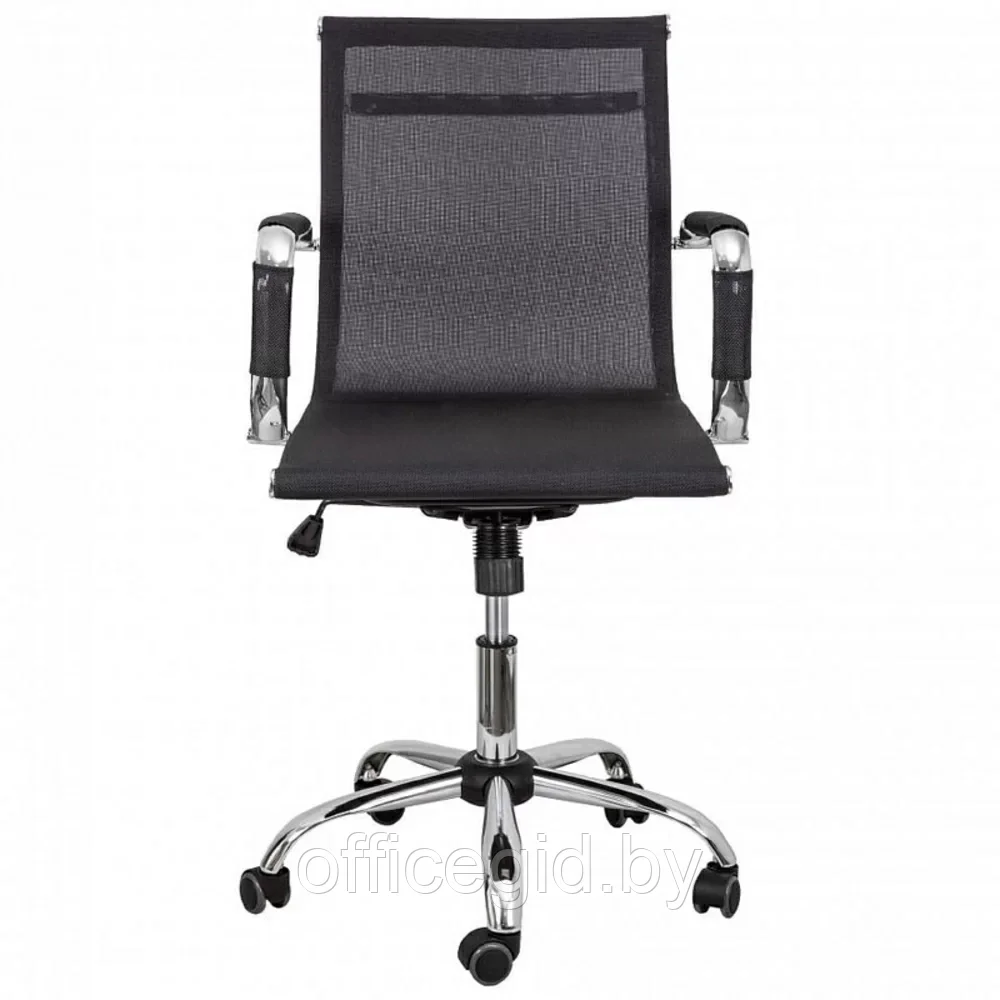 Кресло для персонала "Adel New", сетка, хром, черный - фото 5 - id-p203426053