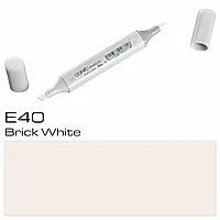 Маркер перманентный "Copic Sketch", E-40 кирпичный белый