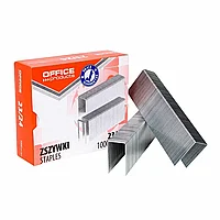 Скобы "Office Products", 23/24, 1000 шт, металлик