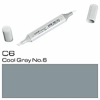 Маркер перманентный "Copic Sketch", C-6 холодный серый №6