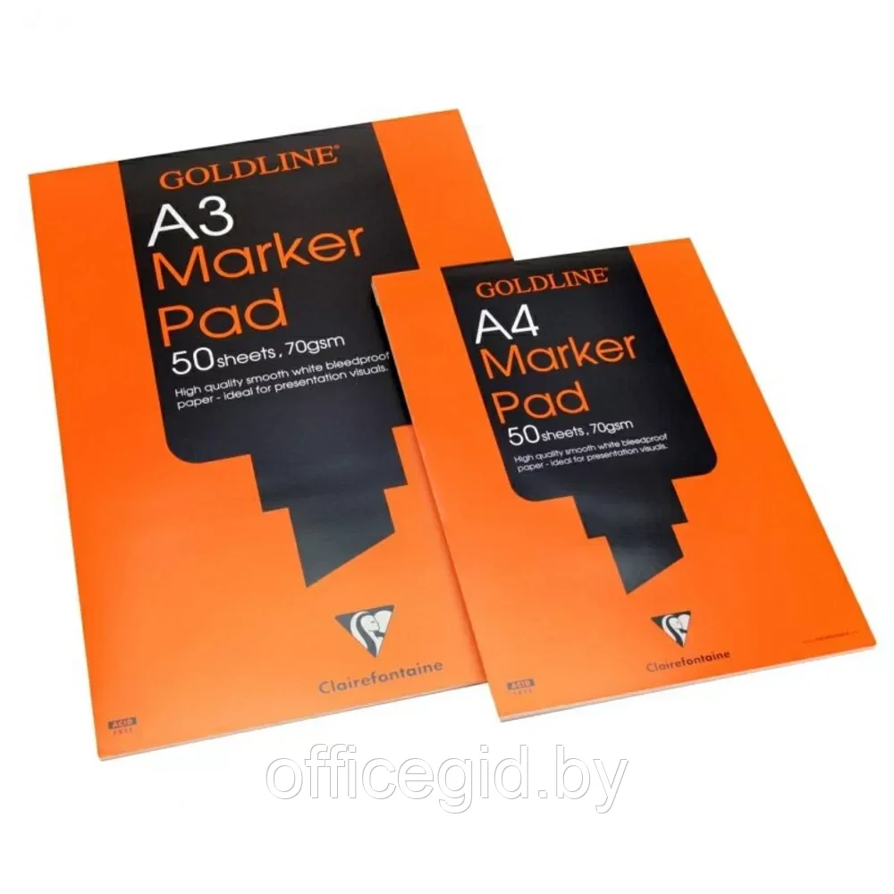 Блок бумаги для маркеров "MARKER PAD", А4, 70 г/м2, 50 листов