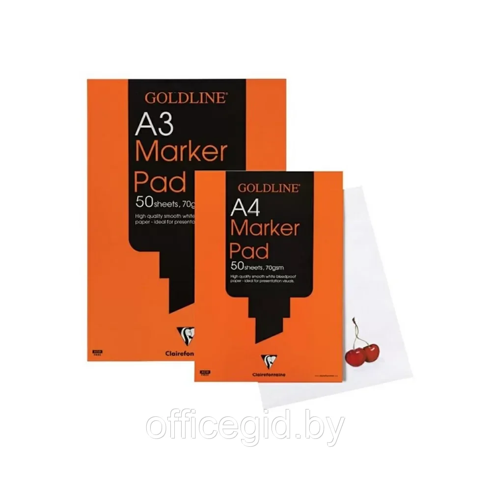 Блок бумаги для маркеров "MARKER PAD", А4, 70 г/м2, 50 листов - фото 2 - id-p203428097