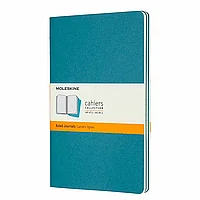 Блокнот "Cahier Journal Large", А5, 40 листов, линейка, 3 шт, голубой