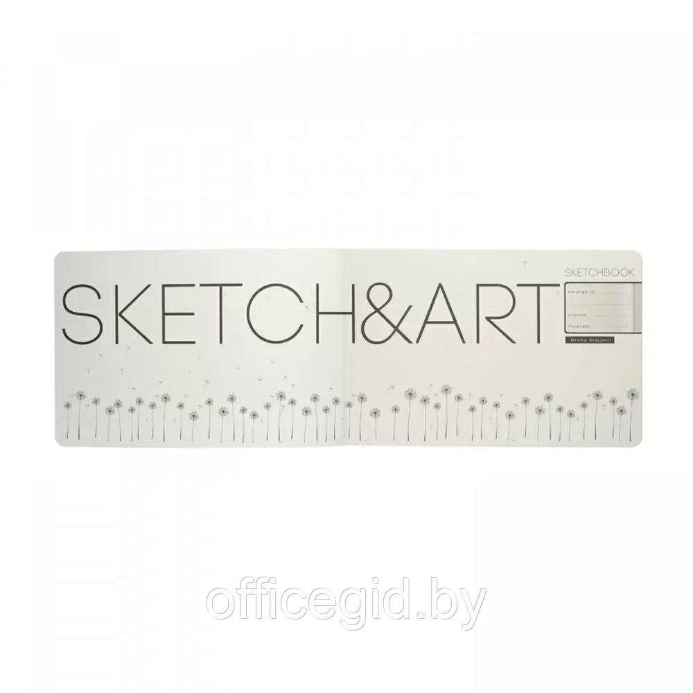Скетчбук "Sketch&Art. Horizont", 21x14 см, 200 г/м2, 48 листов, красный - фото 4 - id-p203428131