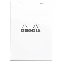 Блокнот "Rhodia", А6, 80 листов, линейка, белый