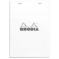 Блокнот "Rhodia", А5, 80 листов, клетка, белый