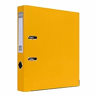 Папка-регистратор "VauPe", А4, 50 мм, ламинированный картон, желтый