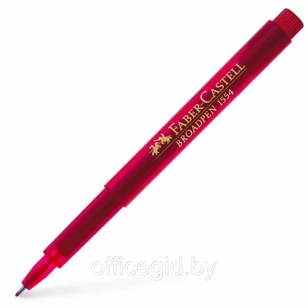 Ручки капиллярные "Broadpen 1554", 0.8 мм, красный - фото 1 - id-p203427191